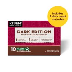 Keurig K-Cup Coffee Dark Edition Dark Roast K-Cup Pod Collection - Variety Pack