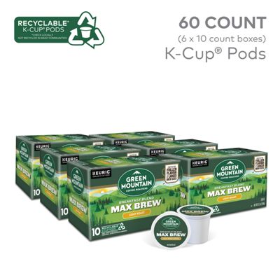 Keurig K-Cup Coffee Breakfast Blend Max Brew Coffee - Image 6