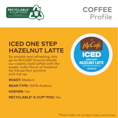Keurig K-Cup Coffee ICED Hazelnut Latte - Image 4