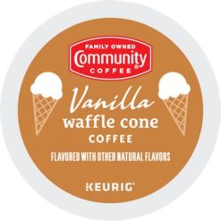 Keurig K-Cup Coffee Vanilla Waffle Cone Coffee