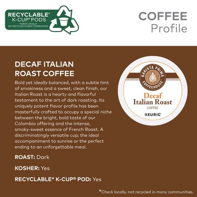 Keurig K-Cup Coffee Decaf Italian Roast Coffee - Image 4