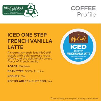 Keurig K-Cup Coffee ICED French Vanilla Latte - Image 3